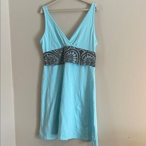 Patagonia Sleeveless Dress with Brown Pattern